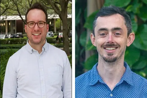 Meet our new biology faculty Prof. Patrick Lariviere and Prof. Nat Clarke